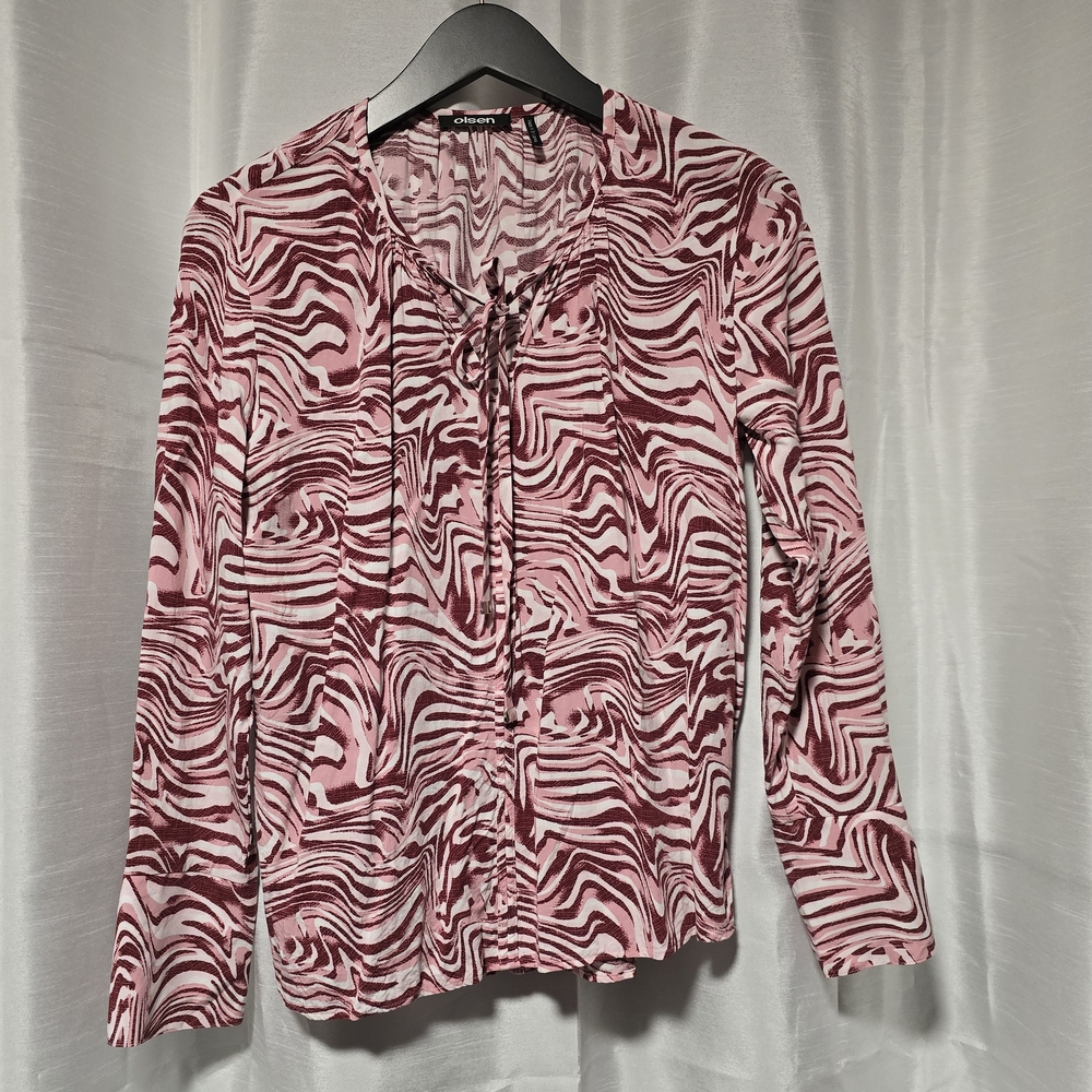 Olsen "Pure Vibrance" Pretty Pink Patterned Size 8